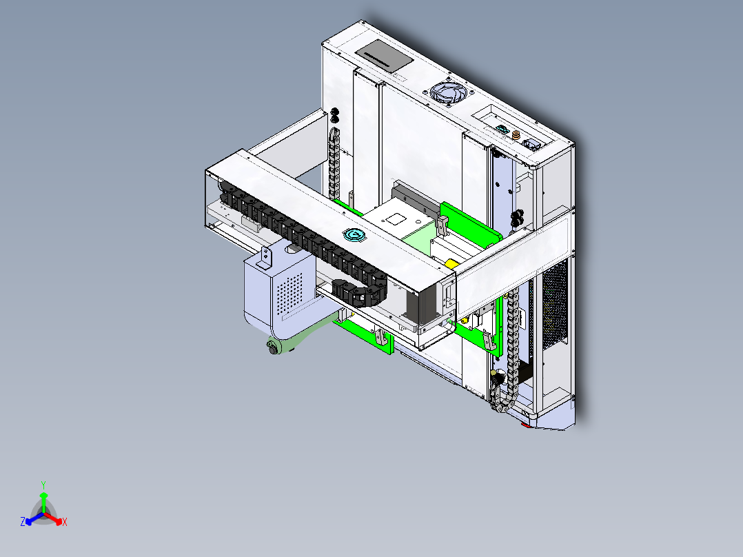 薄膜分离机正等轴测图
