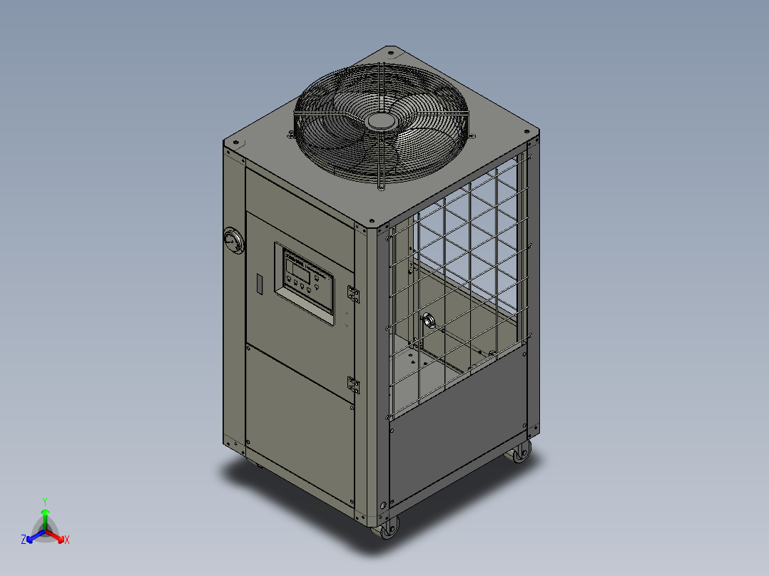 4P东旭工业油冷机散热冷却器10000kcal