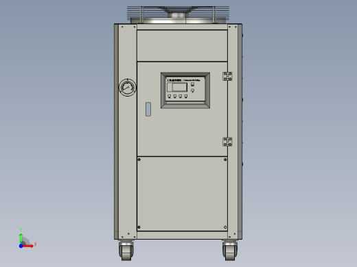 4P东旭工业油冷机散热冷却器10000kcal前视缩略图