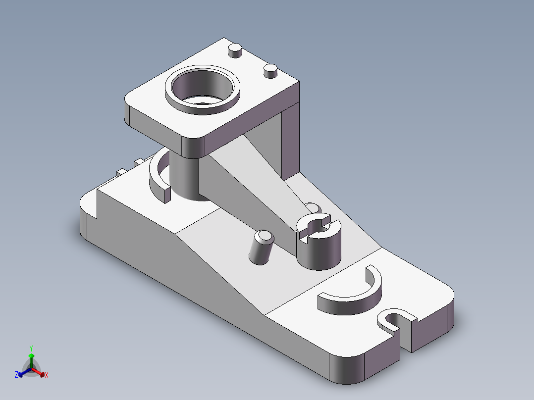 连杆设计正等轴测图