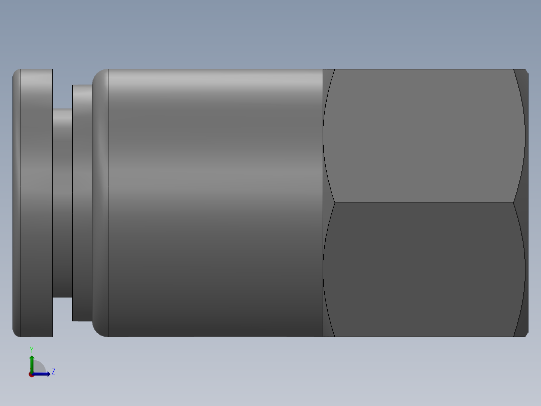 气动元件APCF10_02左视图