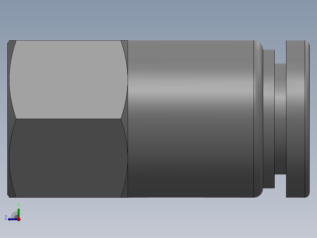 气动元件APCF10_02右视图