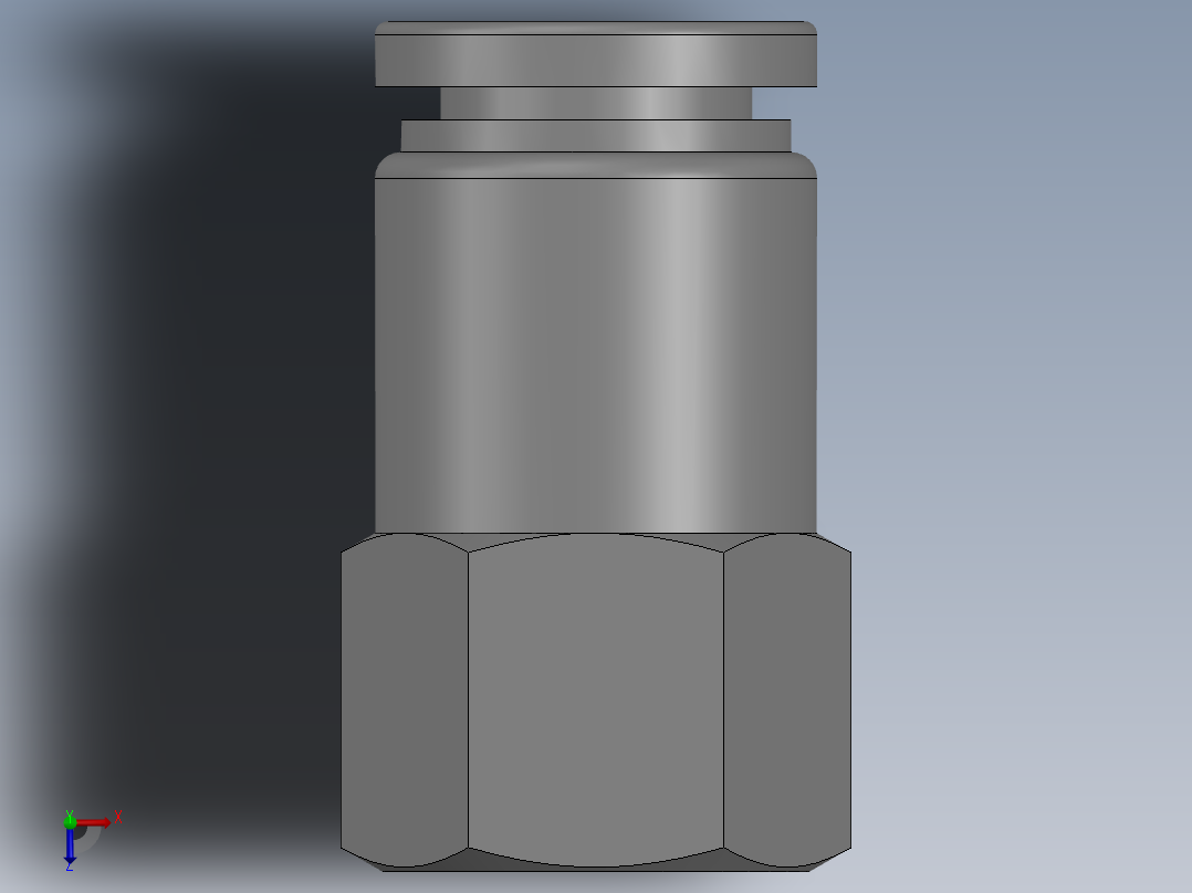 气动元件APCF10_02俯视图