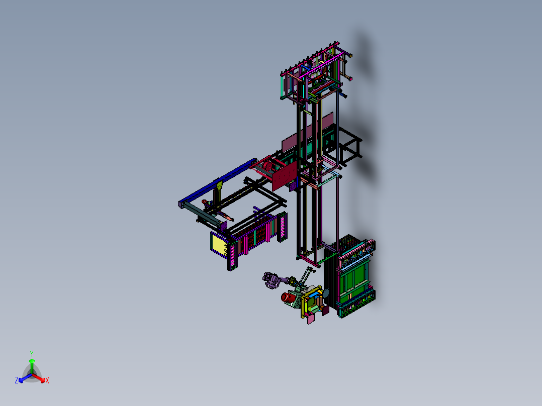 电梯门壁板加工制造装置