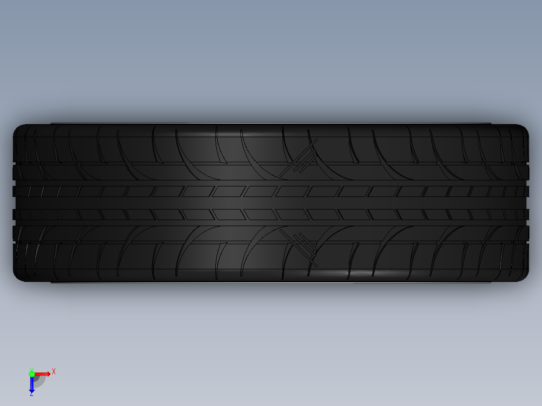 轮胎、车轮、轮毂(175)俯视图