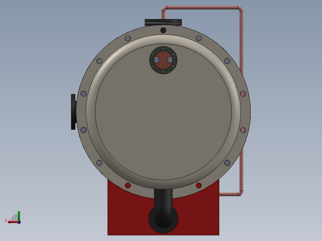 A2004032-生物质碳化炉后视图