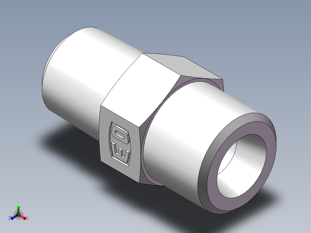 美制锥螺纹、1DN-16-04主视图