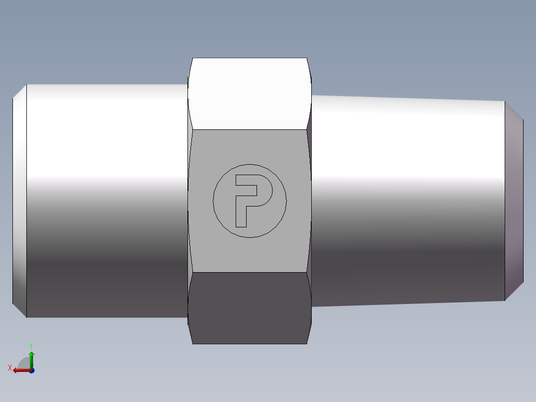 美制锥螺纹、1DN-16-04后视图