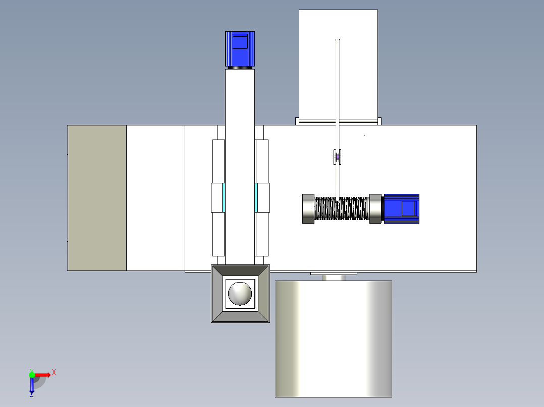 城乡结合部道路土路肩自动铺设机俯视图