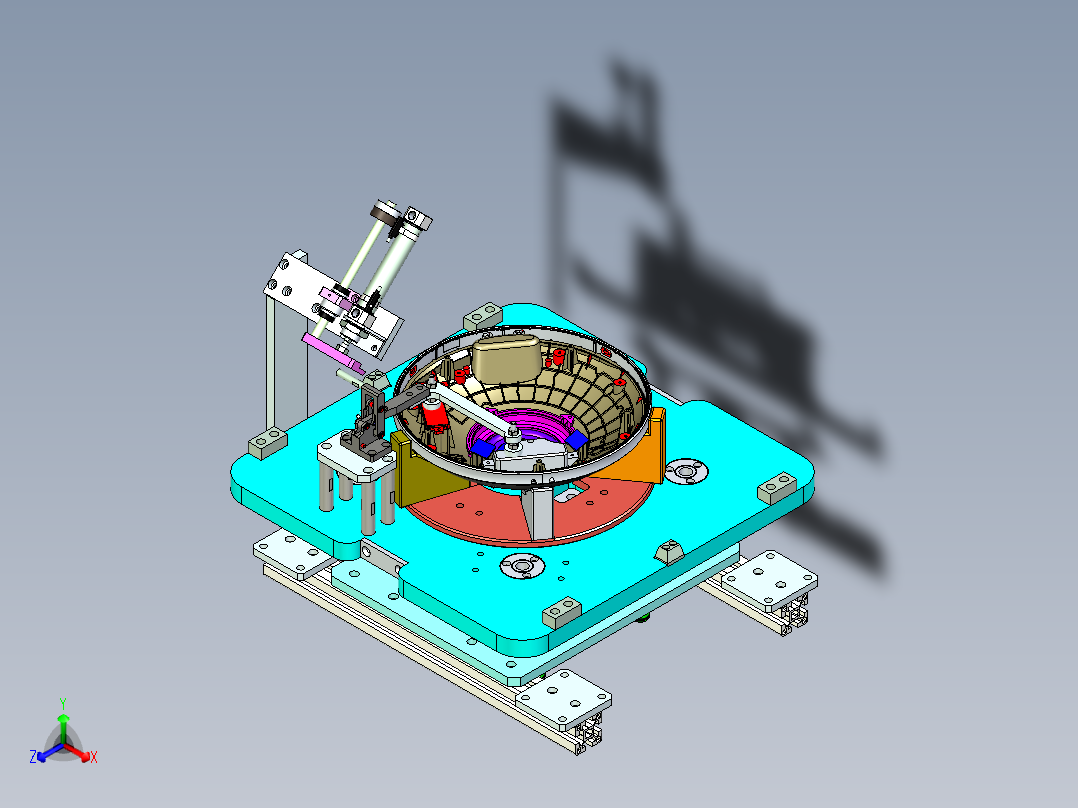 顶升定位模组设计