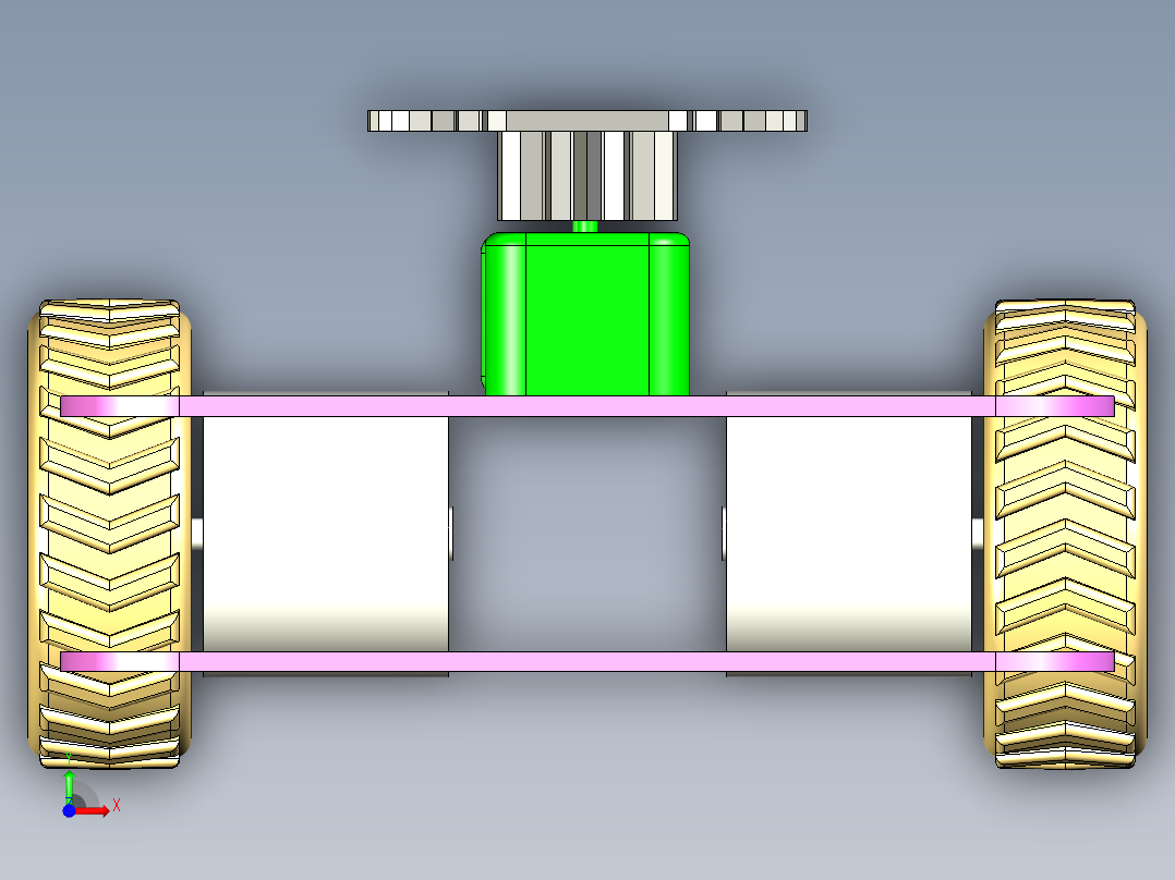 B3003985-自主移动小车前视图