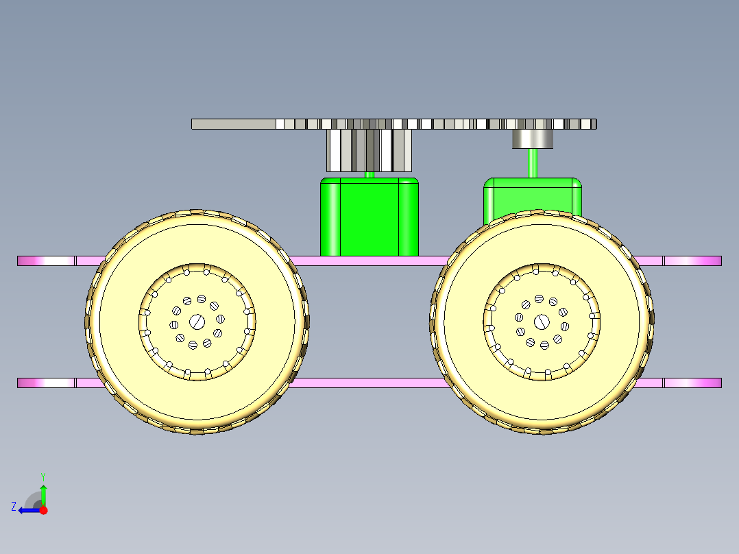 B3003985-自主移动小车右视图