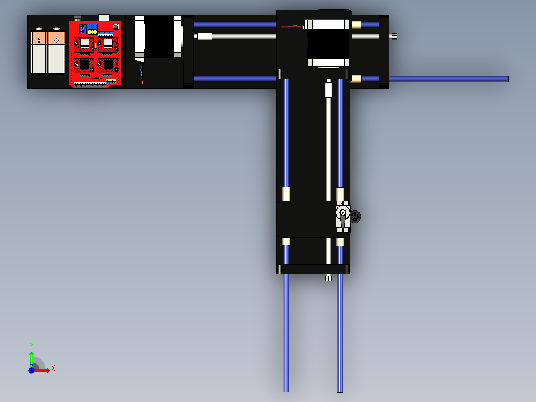 A3003741-机电一体化写字机前视图
