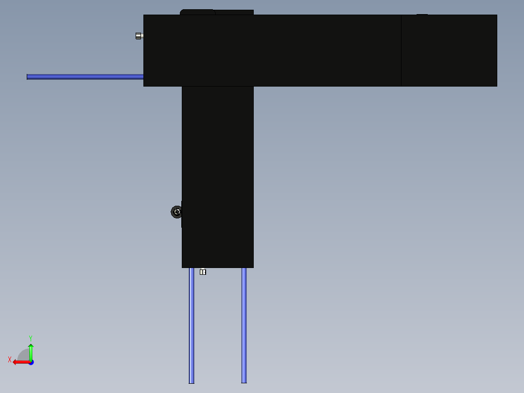 A3003741-机电一体化写字机后视图