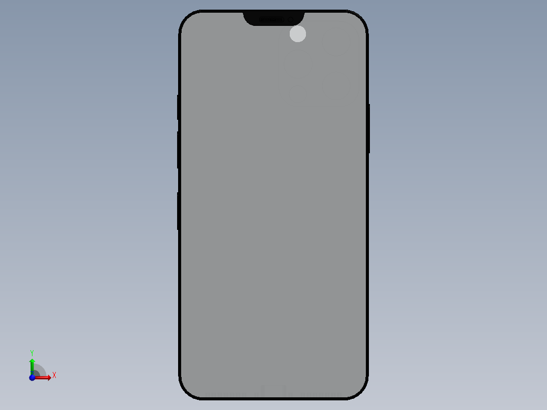 A2004957-Iphone 12 pro max 手机前视图