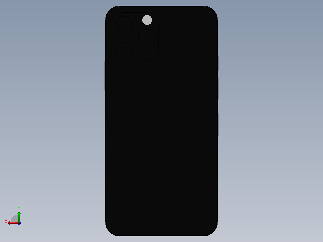 A2004957-Iphone 12 pro max 手机后视图