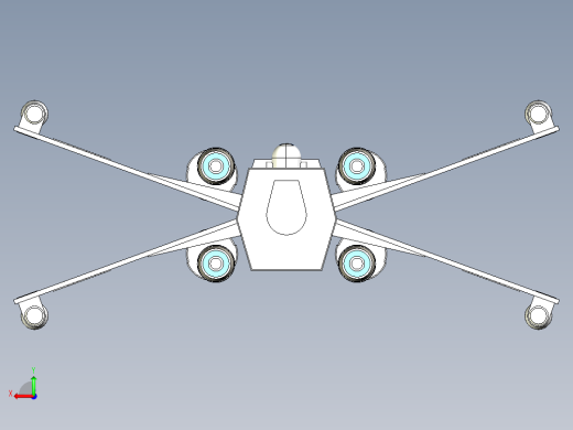 B2004175-X翼战斗机星球大战后视缩略图