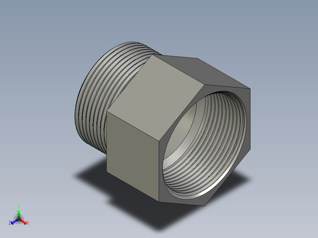 螺纹管转接头-内外丝等径 DN40