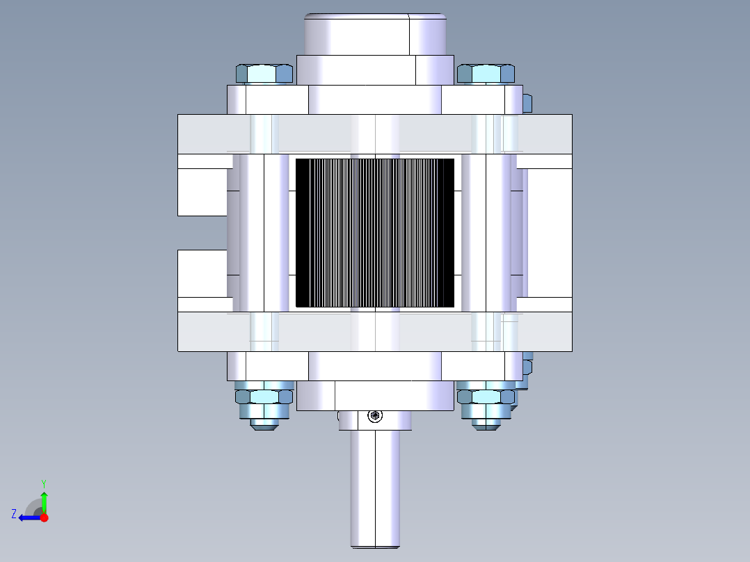 推拉电缆电工机右视图