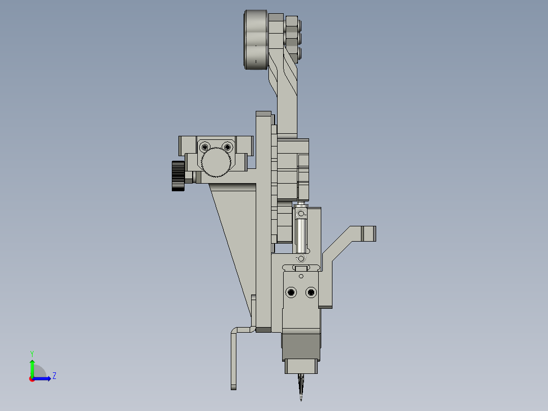 06-00-03pin针组件左视图