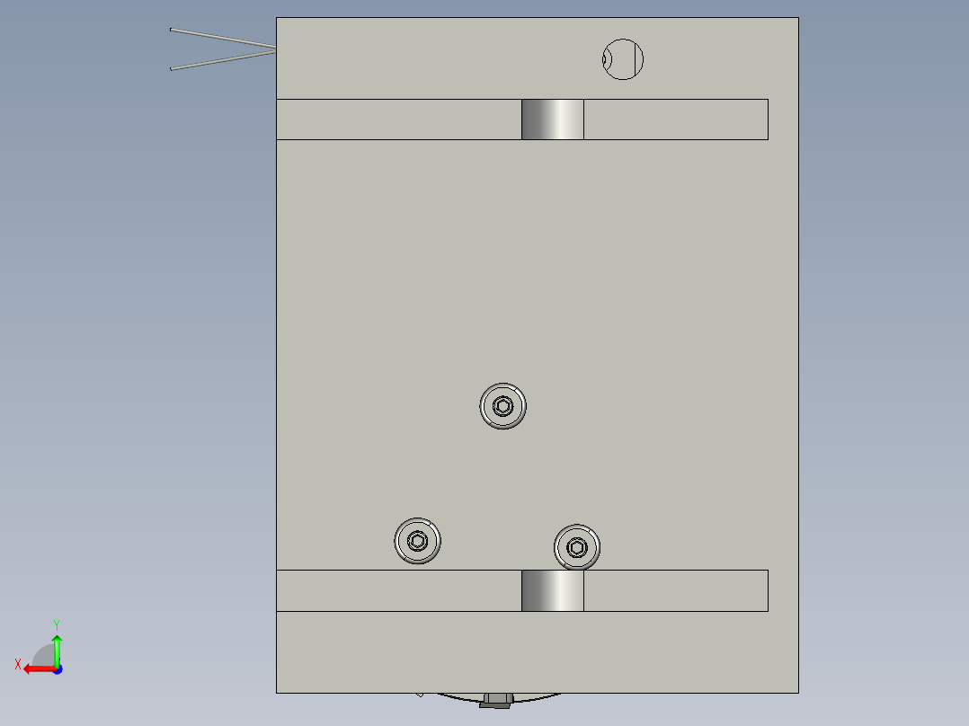 震动盘模组后视图