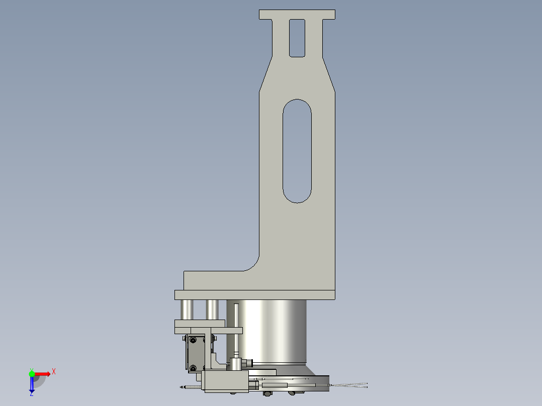 震动盘模组俯视图