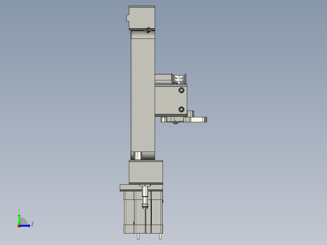T19-托盘定位组件-OP006左视图