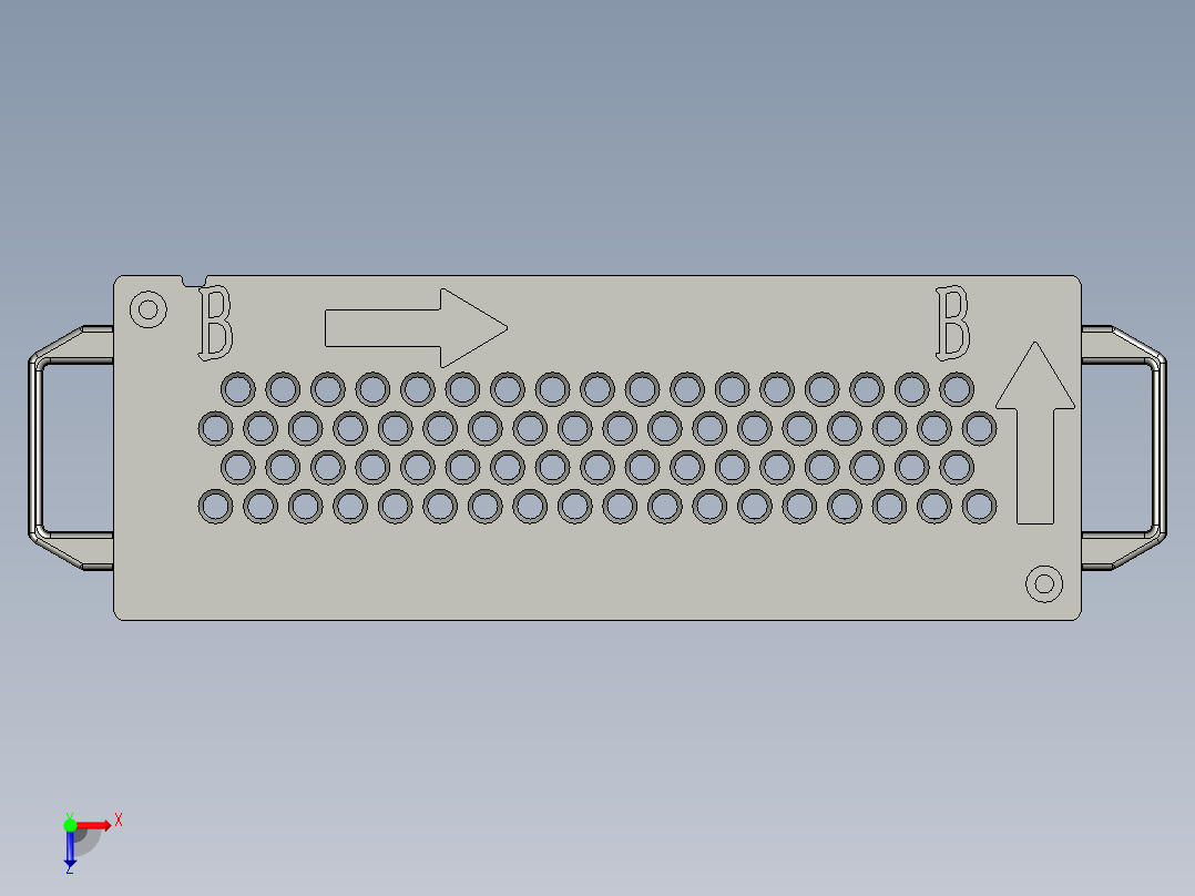 F15焊接工装装配图俯视图