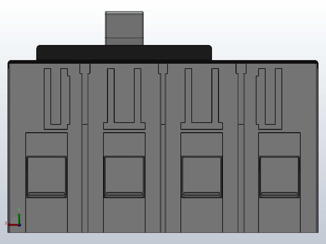 T5 3极╱4极 插入式[T5 4极 插入式塑壳断路器]ABB断路器后视图