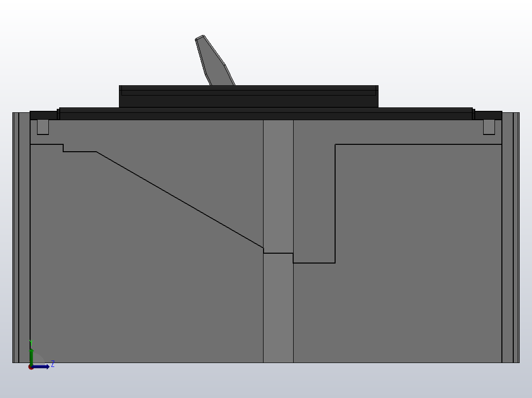 T5 3极╱4极 插入式[T5 4极 插入式塑壳断路器]ABB断路器左视图