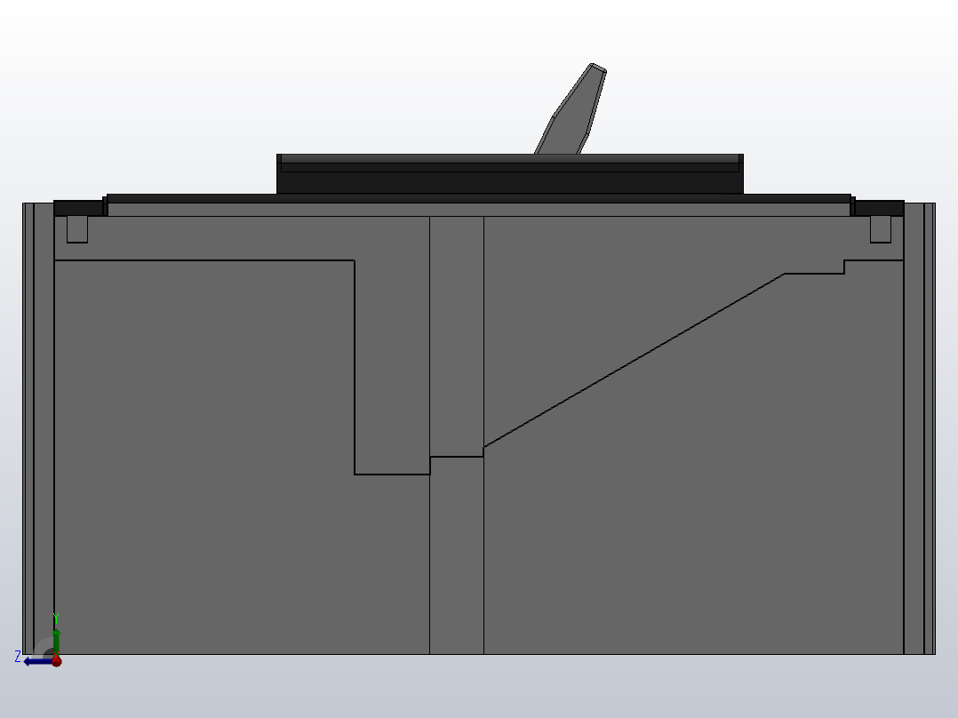 T5 3极╱4极 插入式[T5 4极 插入式塑壳断路器]ABB断路器右视图