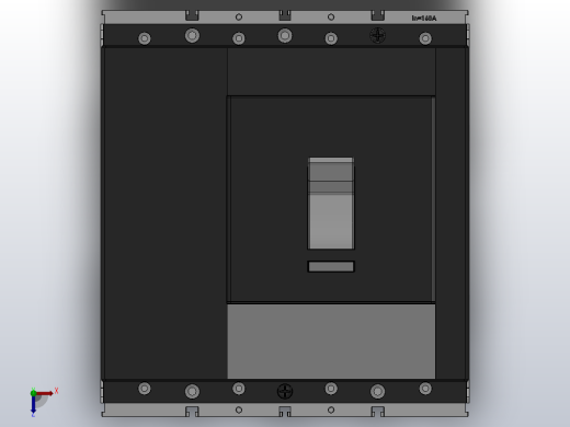 T5 3极╱4极 插入式[T5 4极 插入式塑壳断路器]ABB断路器俯视缩略图
