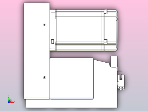 皮带直线轴半封闭可选导轨TPA-HNB-175D-140-L1750-LU-C-P75-N3前视缩略图