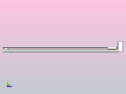 皮带直线轴半封闭可选导轨TPA-HNB-175D-140-L1750-LU-C-P75-N3左视缩略图