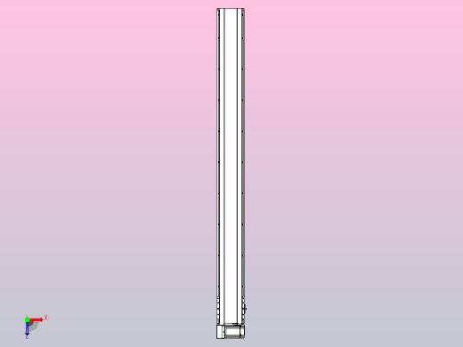 皮带直线轴半封闭可选导轨TPA-HNB-175D-140-L1750-LU-C-P75-N3俯视缩略图