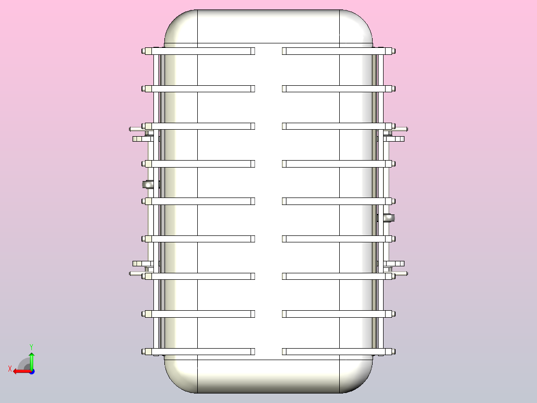 袋子码垛抓具后视图