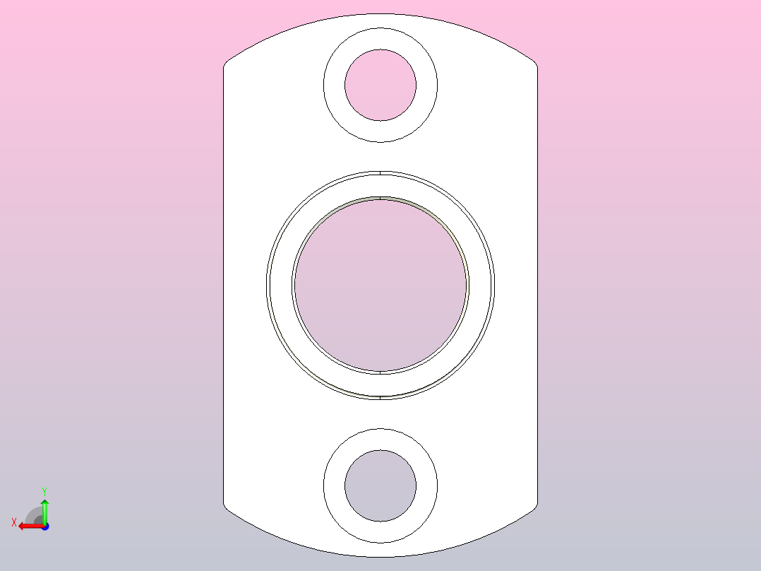 带扣环型简易型带座轴承[BHBCB625ZZ-NAZ]后视图