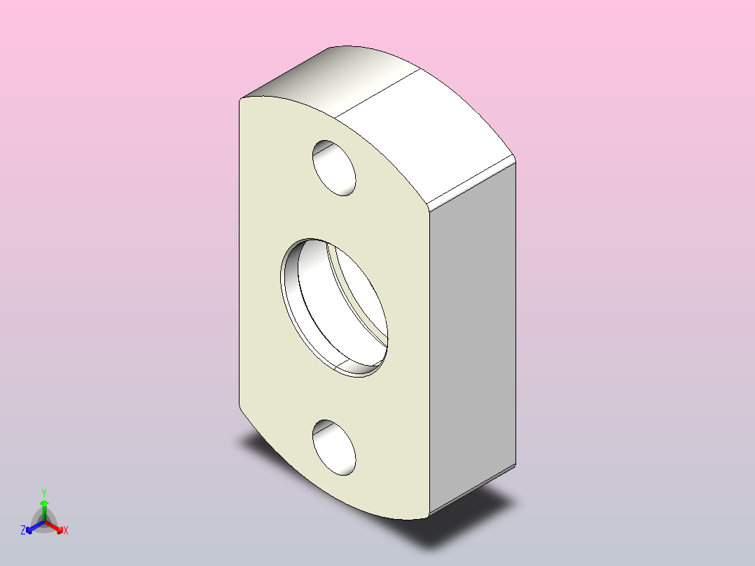 带扣环型简易型带座轴承[BHBCB625ZZ-NAZ]正等轴测图