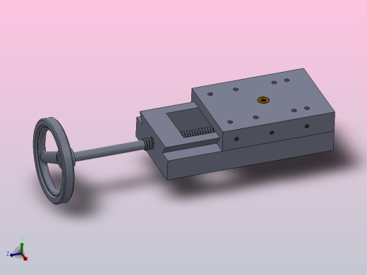 燕尾槽滑块拖板