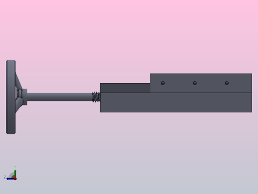 燕尾槽滑块拖板右视缩略图