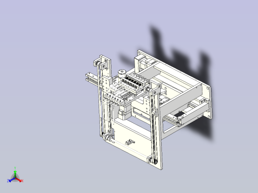 一款同步轮皮带传动夹具定位3D模型
