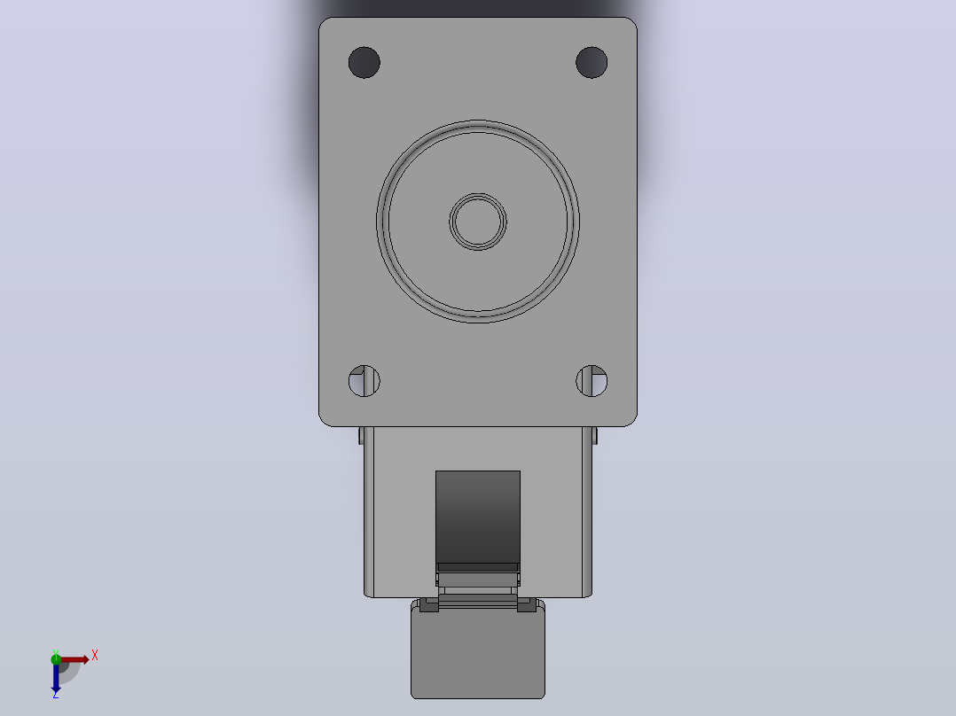 Z01-01B-125-314B普通工业轮[Z01-01B-160-314B]脚轮俯视图