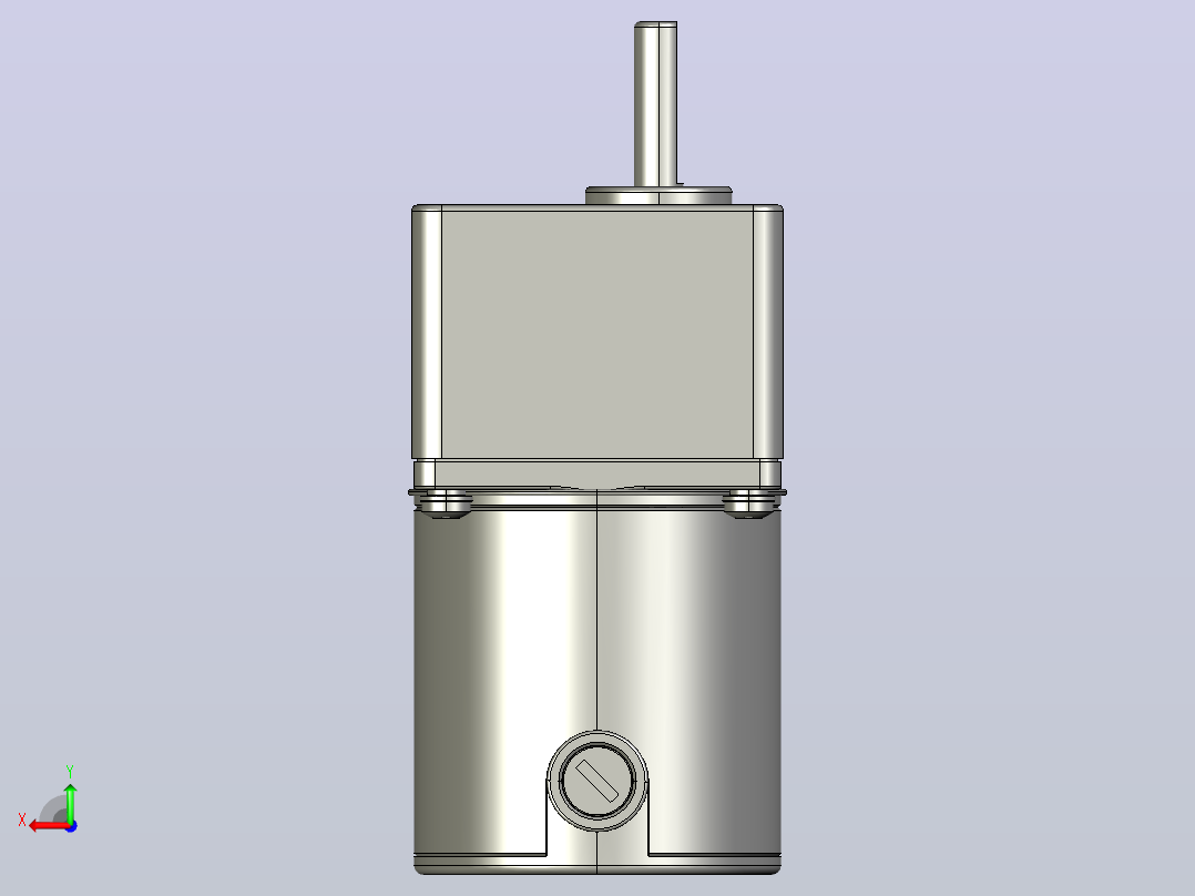 Z2D15W配2GNK型齿轮箱整机-57机壳外置后视图