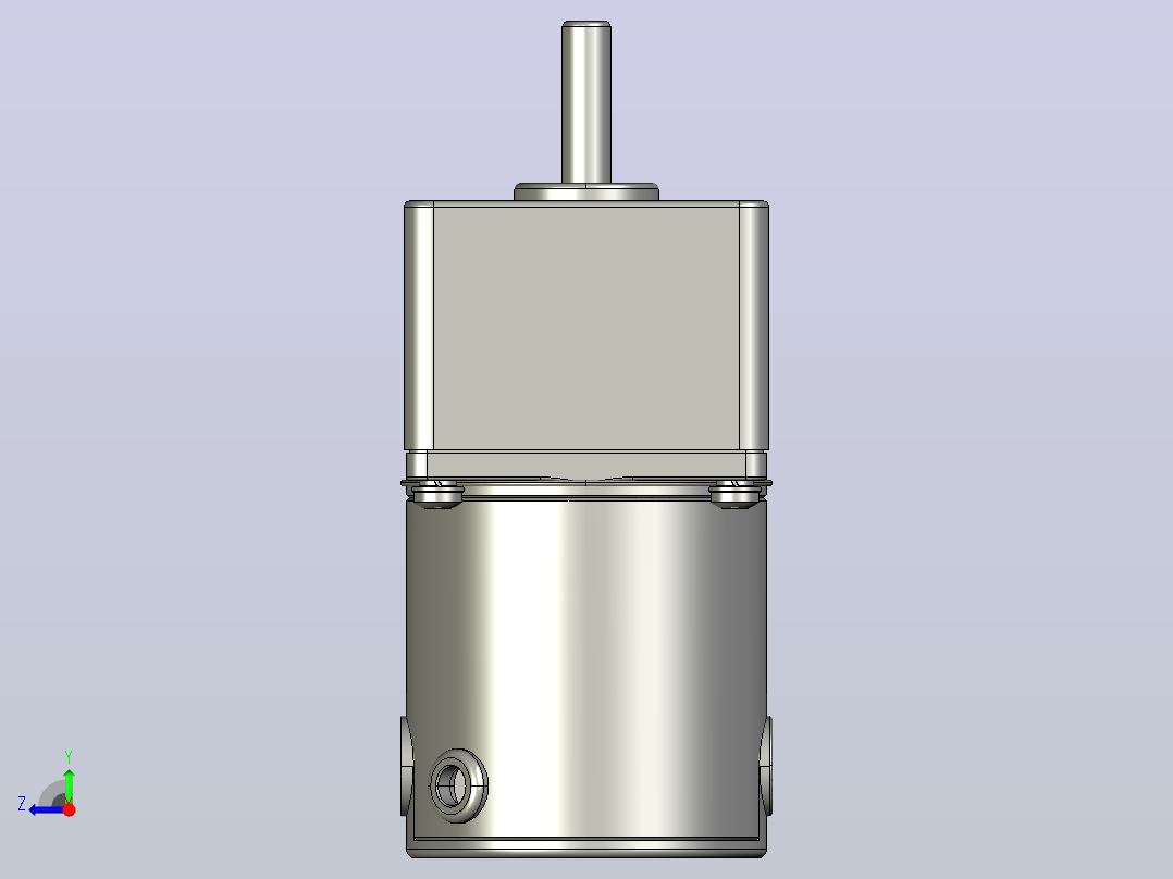 Z2D15W配2GNK型齿轮箱整机-57机壳外置右视图