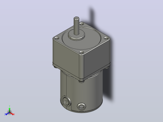 Z2D15W配2GNK型齿轮箱整机-57机壳外置正等轴测缩略图
