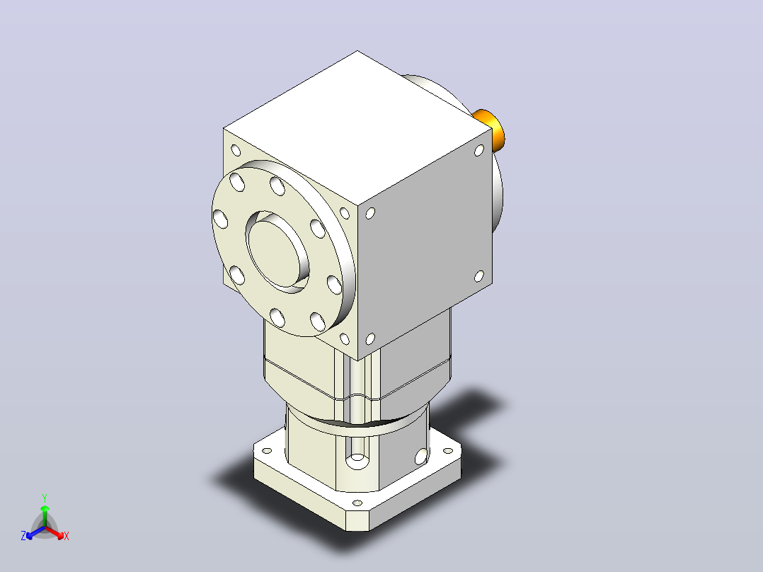 PW210单轴 PGH180T-L2 35-114.3-200-M12转向器主视图