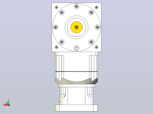 PW210单轴 PGH180T-L2 35-114.3-200-M12转向器后视缩略图