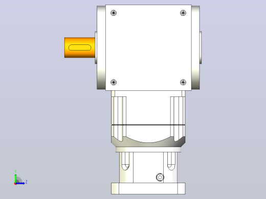 PW210单轴 PGH180T-L2 35-114.3-200-M12转向器左视缩略图