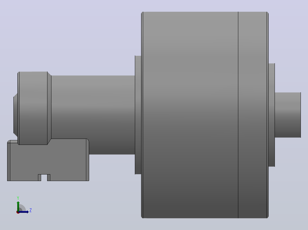 P24系列高速回转油缸[125]左视图