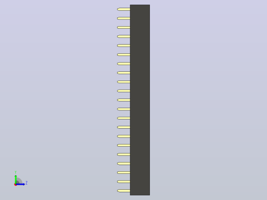 母针头Female_Header_1x21_P2.0_H4.3_straight.step左视缩略图